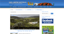 Desktop Screenshot of freecampingaustralia.com.au